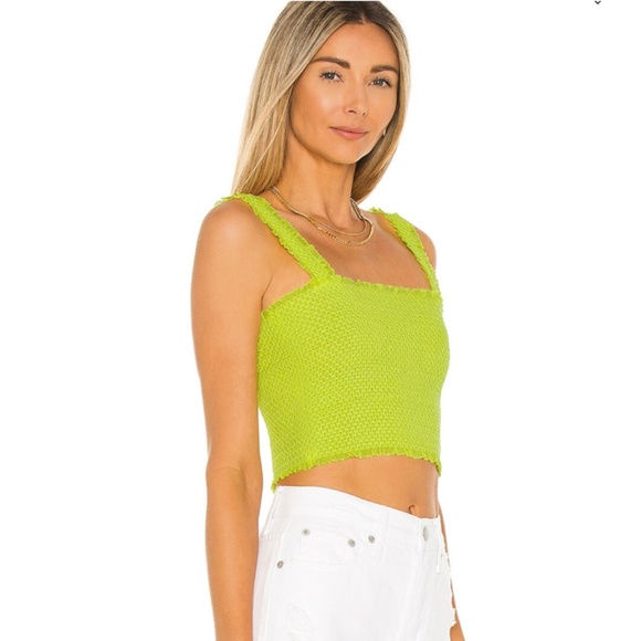 Penelope Smocked Ruffle Crop Top - Picture 4 of 14